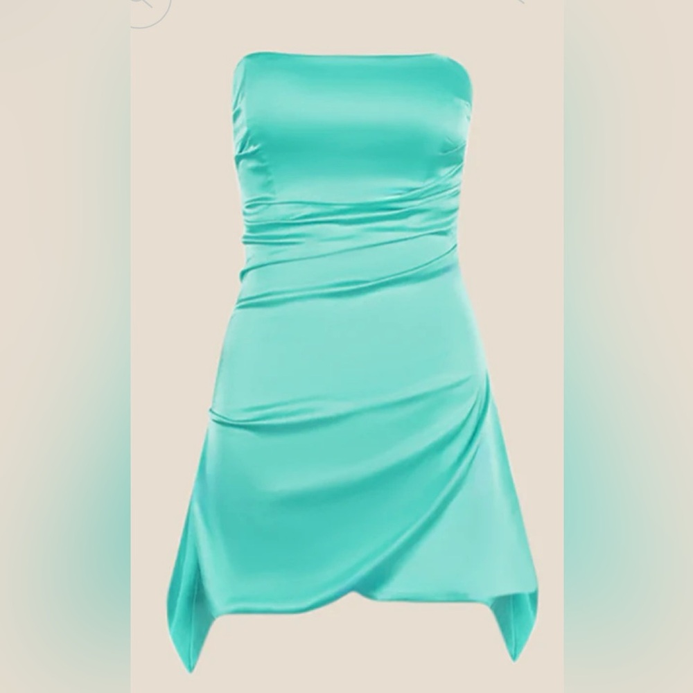 Homecoming dress from OhMollyDress
Jade color
Size 2 US